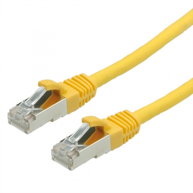 Imagine Cablu retea SFTP Cat.6 galben, LSOH, 10m, Value 21.99.1282